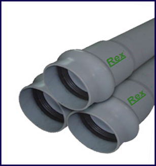 REX Elastomeric Seal Ring Fit U-PVC Pipes
